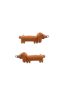 WE ARE GOMMU GOMMU DOG HAIR CLIP SET CARAMEL ヘアクリップ GOMMU157