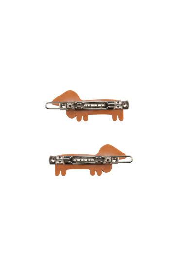 WE ARE GOMMU GOMMU DOG HAIR CLIP SET CARAMEL ヘアクリップ GOMMU157