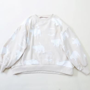 ★30%OFF★2024AW★michirico ミチリコ Little break pullover アイボリー MR24AW-11(kids)