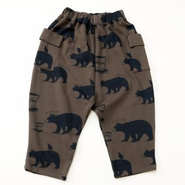 ★30%OFF★2024AW★michirico ミチリコ Little break sarouel pants カーキグレージュ MR24AW-14(kids)