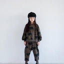 ★30%OFF★2024AW★michirico ミチリコ Little break sarouel pants カーキグレージュ MR24AW-14(kids)