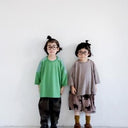 ★30%OFF★2024AW★michirico ミチリコ Little break sarouel pants カーキグレージュ MR24AW-14(kids)