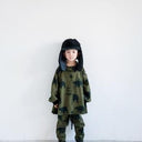 ★30%OFF★2024AW★michirico ミチリコ Little break pants オリーブ MR24AW-18(kids)