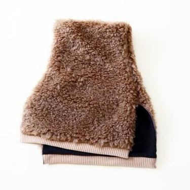 ★30%OFF★2024AW★michirico ミチリコ Boa neck warmer ベージュ MR24AW-32(kids/womens)