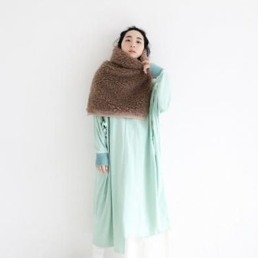 ★30%OFF★2024AW★michirico ミチリコ Boa neck warmer ベージュ MR24AW-32(kids/womens)