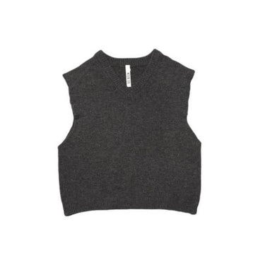★入荷済み★2024AW★MOUN TEN. マウンテン merino oversized vest charcoal MK07-1619