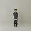★入荷済み★2024AW★MOUN TEN. マウンテン merino oversized vest charcoal MK07-1619
