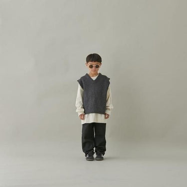 ★入荷済み★2024AW★MOUN TEN. マウンテン merino oversized vest charcoal MK07-1619