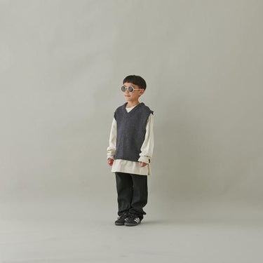 ★入荷済み★2024AW★MOUN TEN. マウンテン merino oversized vest charcoal MK07-1619