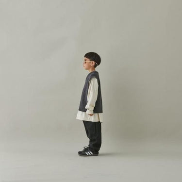 ★入荷済み★2024AW★MOUN TEN. マウンテン merino oversized vest charcoal MK07-1619