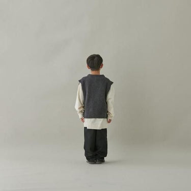 ★入荷済み★2024AW★MOUN TEN. マウンテン merino oversized vest charcoal MK07-1619