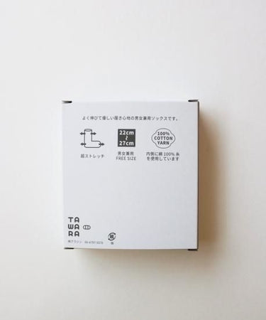 TAWARA タワラ 靴下 【1P】箱入り のびのび ソックス レッド t90616