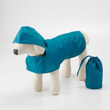 392 plusm サンキューニ プリュスエム check dog rain poncho マジックテープ 着脱簡単 マントタイプ レインポンチョ 梅雨対策 Sサイズ Q009