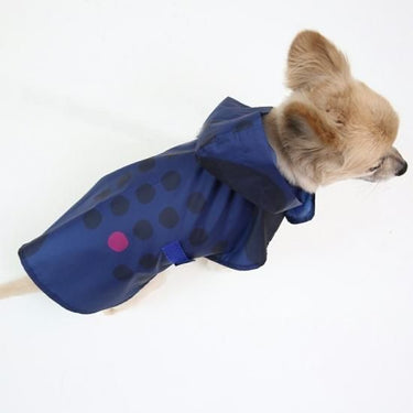 392 plusm サンキューニ プリュスエム maru dog rain poncho マジックテープ 着脱簡単 レインポンチョ 梅雨対策 Sサイズ A9000 S9011