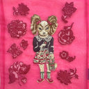NathalieLete ナタリーレテ Nathalie Lete Organdy Drawstring pouch Dog オーガンジーポーチ 510815
