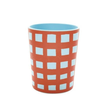 Goma ゴマ Goma Bamboo Tumbler Bold check バンブータンブラー 410032