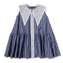 ★40%OFF★toitoitoi トイトイトイ ルイスワンピース ネイビー 141506/507