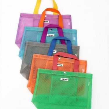 stample スタンプル キャンディカラー オールメッシュ キッズ トートバッグ 4colour 62990