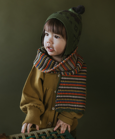 ★40%OFF★2024AW★MABLI マブリ ERYRI BONNET MOUM MONSTERA / UMBER MAB540