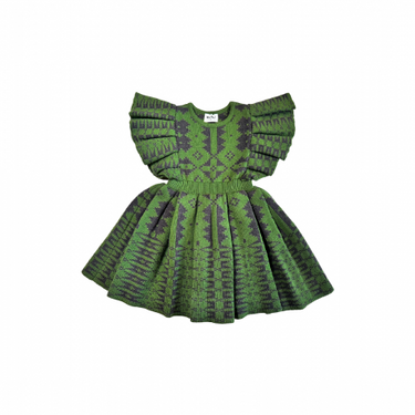 ★40%OFF★2024AW★MABLI マブリ ERYRI DRESS MOUM MONSTERA / UMBER/D MAB545