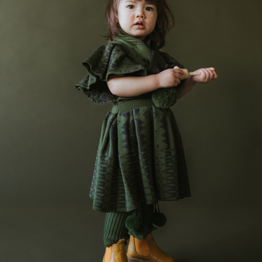 ★40%OFF★2024AW★MABLI マブリ ERYRI DRESS MOUM MONSTERA / UMBER/D MAB545