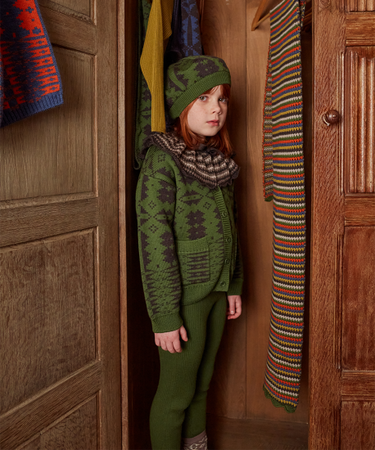 ★40%OFF★2024AW★MABLI マブリ ERYRI CARDIGAN MOUM MONSTERA / UMBER/B MAB546