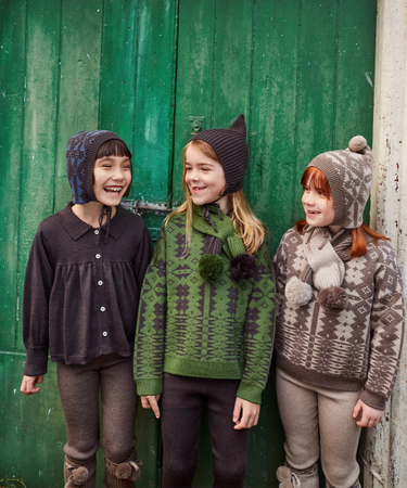 ★40%OFF★2024AW★MABLI マブリ ERYRI CARDIGAN MOUM MONSTERA / UMBER/B MAB546
