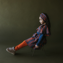 ★40%OFF★2024AW★MABLI マブリ ERYRI HEADBAND DEPU DENIM / PUMPKIN MAB549