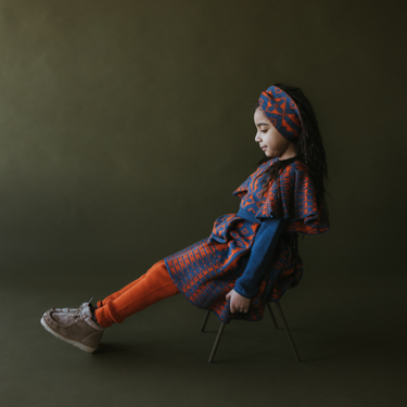 ★40%OFF★2024AW★MABLI マブリ ERYRI HEADBAND DEPU DENIM / PUMPKIN MAB549