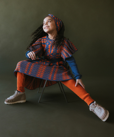 ★40%OFF★2024AW★MABLI マブリ ERYRI HEADBAND DEPU DENIM / PUMPKIN MAB549