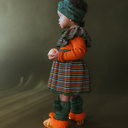 ★40%OFF★2024AW★MABLI マブリ ERYRI HEADBAND MOUM MONSTERA / UMBER MAB549