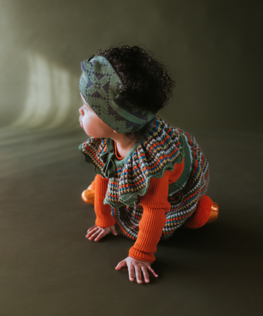 ★40%OFF★2024AW★MABLI マブリ ERYRI HEADBAND MOUM MONSTERA / UMBER MAB549
