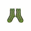 ★40%OFF★2024AW★MABLI マブリ ERYRI SHORT SOCKS MOUM MONSTERA / UMBER MAB556