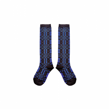 ★40%OFF★2024AW★MABLI マブリ ERYRI LONG SOCKS UMDE UMBER / DENIM MAB557