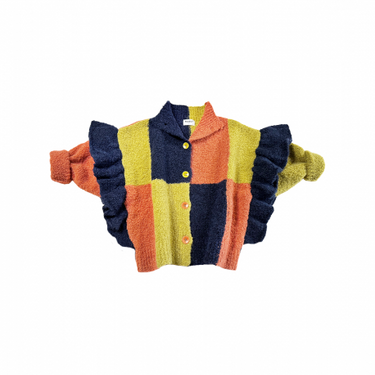 ★40%OFF★2024AW★MABLI マブリ CORNELI CARDIGAN PAINT PAINT PALETTE/D MAB569