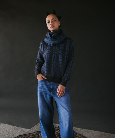 ★40%OFF★2024AW★MABLI マブリ ERYRI LOOP SCARF UMDE UMBER / DENIM/C womens W-MAB548