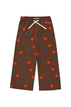 ★30%OFF★2024AW★tinycottons タイニーコットンズ GEOMETRIC PANT chocolate AW24-018