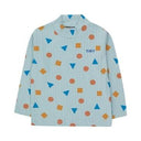 ★30%0FF★2024AW★tinycottons タイニーコットンズ GEOMETRIC MOCKNECK warm blue AW24-032