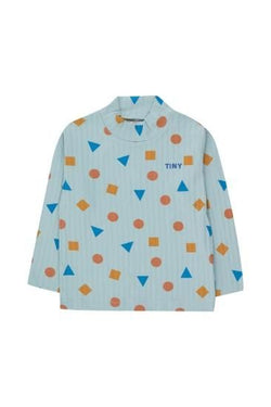 ★30%0FF★2024AW★tinycottons タイニーコットンズ GEOMETRIC MOCKNECK warm blue AW24-032