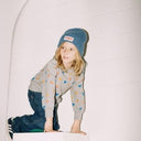 ★30%0FF★2024AW★tinycottons タイニーコットンズ GEOMETRIC SWEATSHIRT medium grey heather AW24-074
