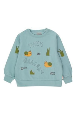 ★30%0FF★2024AW★tinycottons タイニーコットンズ ARTSY SNAIL SWEATSHIRT warm blue AW24-123