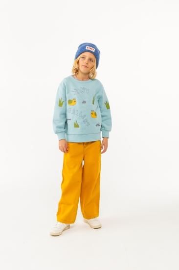 ★30%0FF★2024AW★tinycottons タイニーコットンズ ARTSY SNAIL SWEATSHIRT warm blue AW24-123