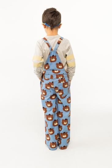 ★30%OFF★2024AW★tinycottons タイニーコットンズ BEARS DENIM DUNGAREE denim blue AW24-228