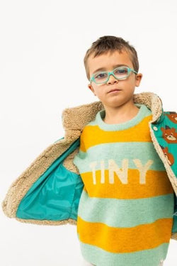 ★30%OFF★2024AW★tinycottons タイニーコットンズ BEARS PADDED VEST emerald AW24-299