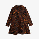 ★30％OFF★2024AW★mini rodini ミニロディーニ LEOPARD AOP BRUSHED LS DRESS Brown