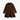 ★30％OFF★2024AW★mini rodini ミニロディーニ LEOPARD AOP BRUSHED LS DRESS Brown