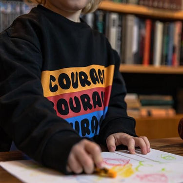 ★30%OFF★2024AW★CarlijnQ カーラインク Courage - sweater with print AW24-COU004