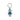 ★30%OFF★2024AW★tinycottons タイニーコットンズ DOG KEY CHAIN warm blue AW24-Z02