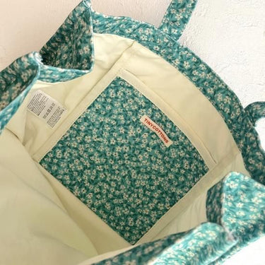 tinycottons タイニーコットンズ FLOWERS BAG emerald TINY-Z01