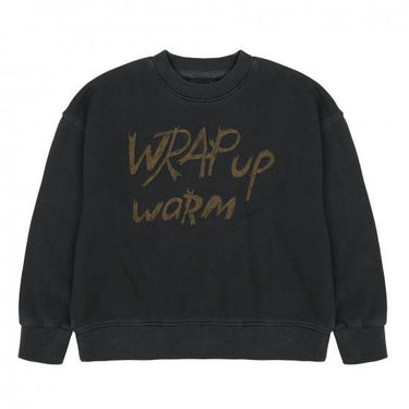 ★2024AW★JELLYMALLOW Wrap-up Sweatshirt CHARCOAL JM2420104